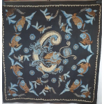 Batik doek met vissen